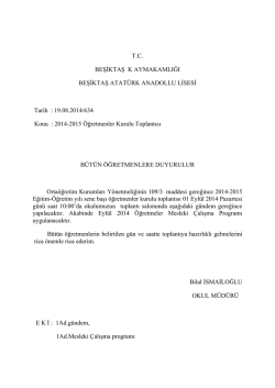 tıklayınız. - Milli Eğitim Bakanlığı