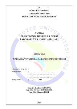 BMT104_03_Deney_3 - D&uuml;zce &Uuml;niversitesi Bilgisayar M&uuml;hendisliği