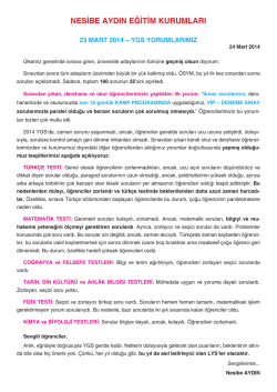 nesibe aydın eğitim kurumları