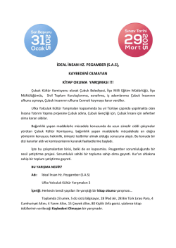 Ufka Yolculuk Yarışması Detayı İ&ccedil;in Tıklayınız!..