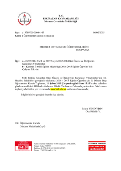 T - Milli Eğitim Bakanlığı