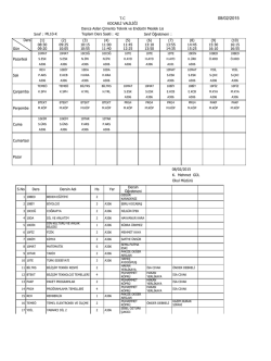 ML10-K Toplam Ders Saati : 42 Sınıf
