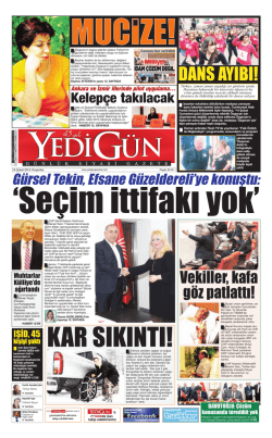 dans ayıbı! - Yedig&uuml;n Gazetesi