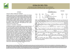 G&uuml;nl&uuml;k B&uuml;lten 17.02.2015