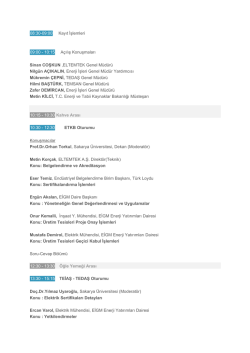 Programı İndirmek İ&ccedil;in Tıklayınız! - elektrik tesislerinin proje onay ve