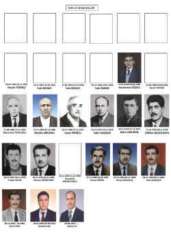 Meclis Başkanlarımız