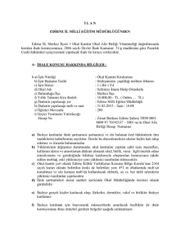 Selimiye İmam Hatip Ortaokulu İhale İlanı