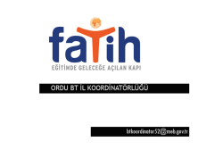 Slayt 1 - Ordu Milli Eğitim M&uuml;d&uuml;rl&uuml;ğ&uuml;