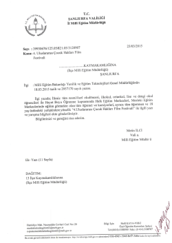 şANLIURFA vALİLiĞİ - Siverek İl&ccedil;e Milli Eğitim M&uuml;d&uuml;rl&uuml;ğ&uuml;