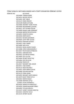NOTU DEĞİŞMEYEN &Ouml;ĞRENCİLER.xlsx