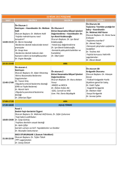 bilimsel program - akademikgeriatri2015.org