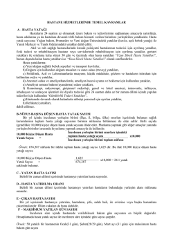 HASTANE H ZMETLER NDE TEMEL KAVRAMLAR A