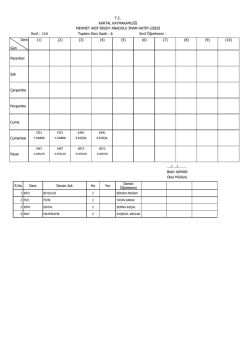 30 - Judo Federasyonu