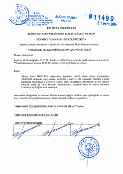 2014-2015 Eğitim-Öğretim Bahar Yarıyılı Sınav Programı