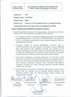 KOZLUK MALM&Uuml;D&Uuml;RL&Uuml;Ğ&Uuml; Malm&uuml;d&uuml;r Vekili: Abbas KARTAL