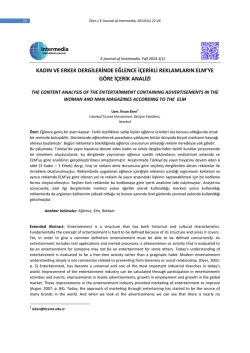 Eken / E-Journal of Intermedia, 20141(1)