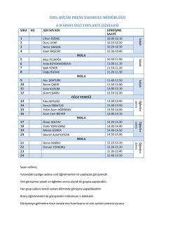 4-B - &Ouml;zel K&uuml;&ccedil;&uuml;k Prens İlk&ouml;ğretim Okulu