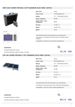 24wp taşınabilir solar enerji &ccedil;antası