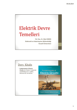 Elektrik Devre Temelleri