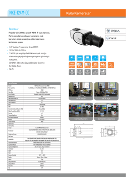 Karel NKE-124M-00 IP HD Box Kamera PDF Dosyası233.72 KB