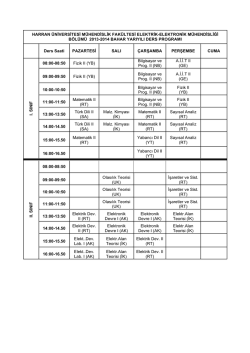 harran &uuml;niversitesi m&uuml;hendislik fak&uuml;ltesi elektrik