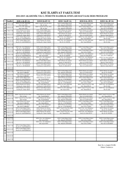 KS&Uuml; İL&Acirc;HİYAT FAK&Uuml;LTESİ