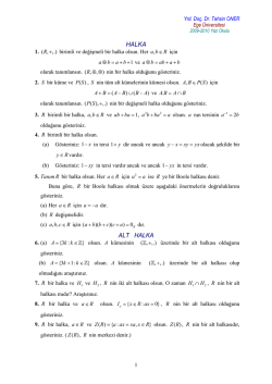 HALKA ALT HALKA - Ege &Uuml;niversitesi