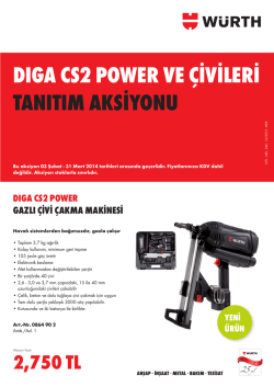 dıga cs2 power ve &ccedil;ivileri tanıtım aksiyonu
