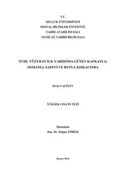 osmanlı, safevi ve rusya kıskacında