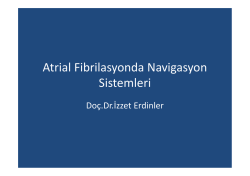 Atrial Fibrilasyonda Navigasyon Sistemleri