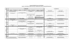 2014-2015 G&uuml;z D&ouml;nemi Ders Programı