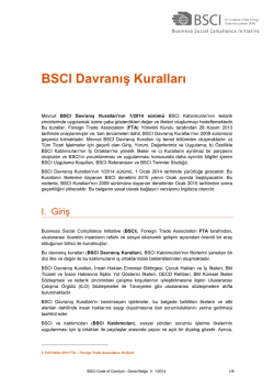 BSCI Code of Conduct