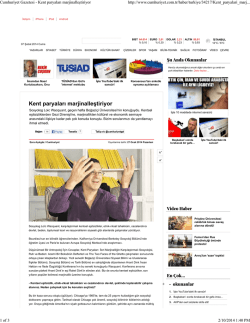 Cumhuriyet Gazetesi - Kent paryalari