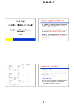 Sonlu Ufuk Simulasyon