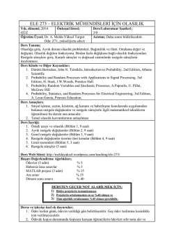 Dersin künyesi - WordPress.com