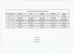 ANASINIFI A ŞUBESİ HAFTALIK ETİKİNLİK PROGRAMI S.N DERS
