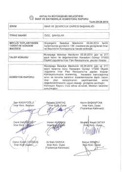 G&uuml;ndemin 60.Maddesi - Antalya Belediyesi
