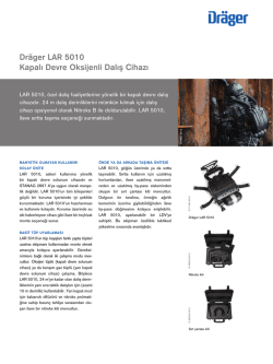 Product information: Dräger LAR 5010 (PDF)