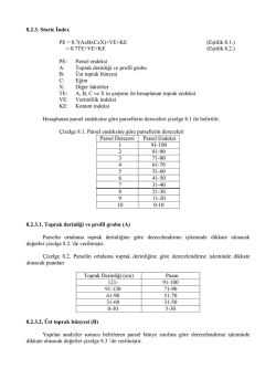PE: Parsel endeksi A