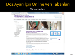 Do&ccedil;. Dr. Mesut SANCAR - Nefrolojide Klinik Eczacının Rol&uuml;