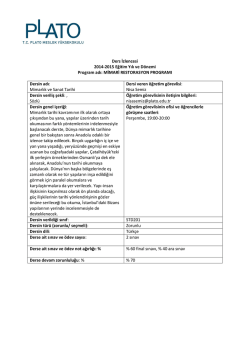 Mimarlık ve Sanat Tarihi