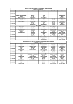 Soykan Toğan 1. SINIF İkinci &Ouml;ğretim SBKY B&Ouml;L&Uuml;M&Uuml; 2014-2015