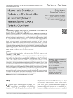 Hiperemesis Gravidarum Tedavisi için Göz