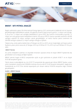 brent - wtı petrol analizi