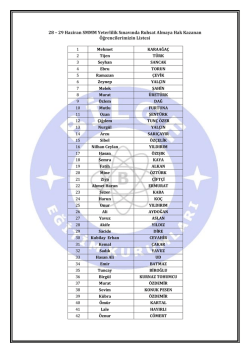 28 &ndash; 29 Haziran SMMM Yeterlilik Sınavında Ruhsat Almaya Hak