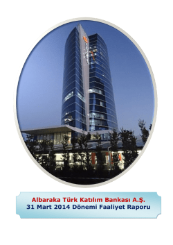 31 Mart 2011 D&ouml;nemi Faaliyet Raporu