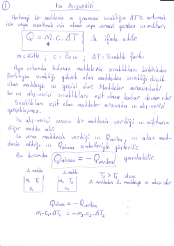 9. sınıf ısı konusu