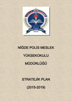 Sp. Taslağı - Niğde Sosyal Bilimler Meslek Y&uuml;ksekokulu