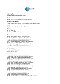 Intermedia - İstanbul Ticaret &Uuml;niversitesi