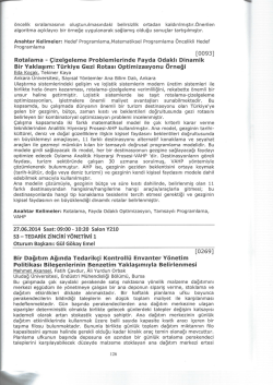 Rotalama - &Ccedil;izelgelerne Problemlerinde Fayda Odaklı Dinamik Bir